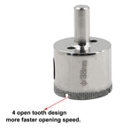 1-1/2 Inch / 38mm Diamond Drill Bits, Diamond Hole Saw Hollow Core Drill Bits for Glass Ceramic Porcelain Tiles Marble Granite Quartz