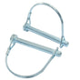 2 Pack Trailer Coupler Pin, Zinc Plated Carbon Steel Locking Pin, 5/16" x 2.75" Medium Hitch Pin for Trailers/Garden