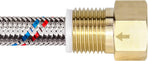 2Pcs Brass One-way Check Valve, 1/2" Female to 1/2" Male Thread of Backflow Preventer