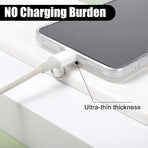 24 Pieces Phone Tether Tab, Clear Cell Phones Lanyard Pads Universal Phone Charm Holder Transparent Lanyard Patch Strap Replacement Part for Most Smartphones, No Adhesive