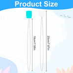 20 Pcs Punch Needle Threaders 7.87 Inch Long Threader for Embroidery Punch Needle Kit Stitching Sewing Accessories for Cross Stitch DIY Sewing Craft Work