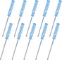 10 Pcs Mini Phillips Screwdriver, 2.5 mm Cross Head Precision Screwdriver Set with Non-Slip Blue Clear Handle 4.9" Total Length Small Screwdrivers for Watch Laptop Eyeglass Small Appliances Repair