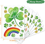 St Patricks Day Decorations,St Patricks Day Window Clings 122 PCS Reusable Spring Window Clings for St Patrick's Day Decor Shamrock Stickers Party Supplies for Kids School Home Office.
