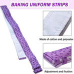 2 Piece Bake Even Cake Strips, Cake Pan Dampen Strips, Cake Pan Strips for Evenly Baked Cakes