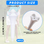 30PCS Plastic Golf Tees - 1-1/2‘’ Short Golf Tees - Enhanced Durability & Stability, Designed to Reduce Friction and Side Spin-4 Prongs Plastic Tees