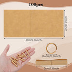 100 Pieces Scroll Paper Mini Message in a Bottles Parchment Paper for Writing Wishes Write Messages Birthdays Anniversaries Celebrations Valentine Wish Bottles