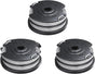 Weed Wacker String Compatible with Greenworks, Dual String Trimmer Replacement Spool for Greenworks Weed Eater String Trimmers(3 Pack)