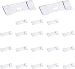 20 PCs Vertical Blind Repair Vane Metal Tabs Replacement Fixer Kit for Slats