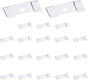 20 PCs Vertical Blind Repair Vane Metal Tabs Replacement Fixer Kit for Slats