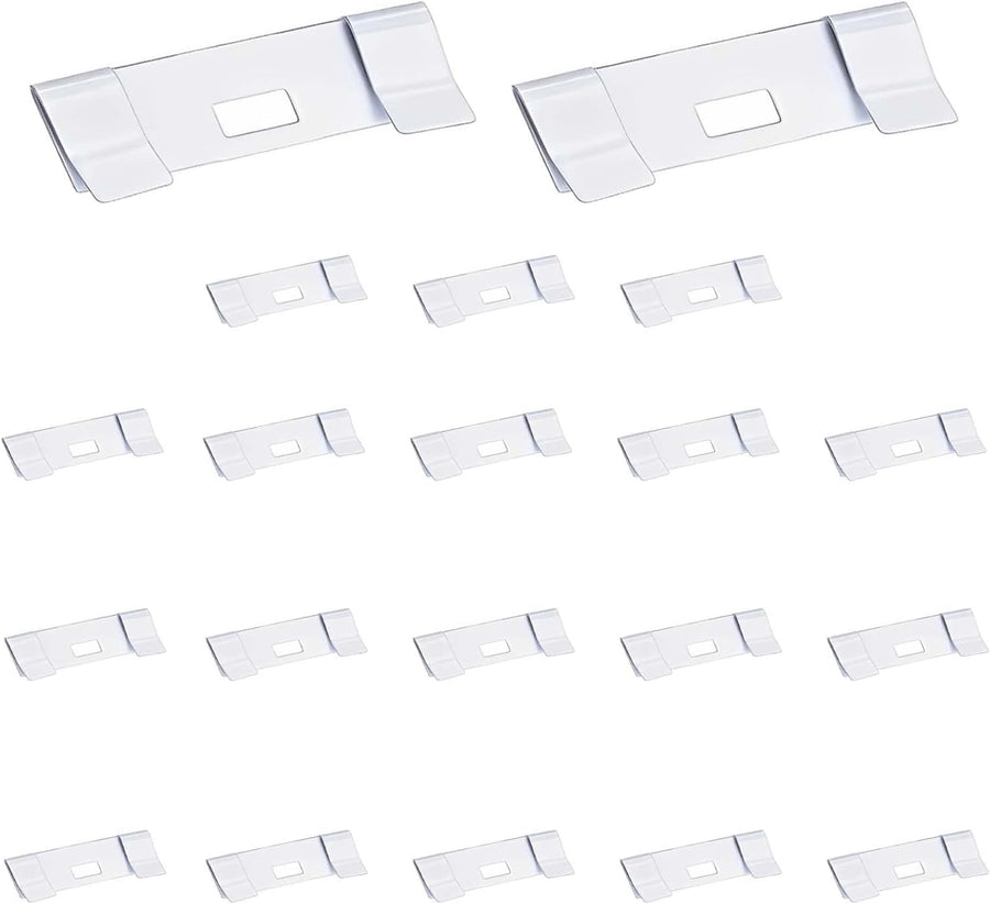 20 PCs Vertical Blind Repair Vane Metal Tabs Replacement Fixer Kit for Slats