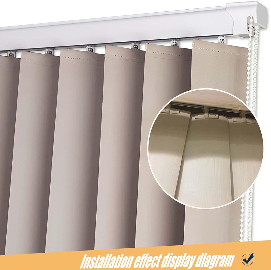 20 PCs Vertical Blind Repair Vane Metal Tabs Replacement Fixer Kit for Slats