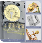 Pool Timer On Off Clips 10 PCS/5 Pairs Time Switch Replacement Trippers Kit 156T1978A Pool Pump Timers Tripper Compatible with Intermatic T100 Series T101 T104 Timers Parts