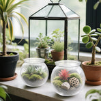 Mini Plastic Fish Bowl 27 oz Decorative Small Fishbowl, Aquarium Fish Bowls Unbreakable Heavy Duty Bowl for Centerpiece Vases, Party Decorations, Pack of 1