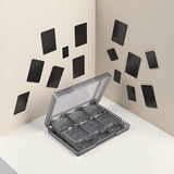 Black 26-in-1 Game Holder Case Fits up to 22 Games 2 SD Cards 2 Micro SD/TF Cards and 2 Stylus Pens for NEW 3DS / 3DS XL / 3DS LL - Front View