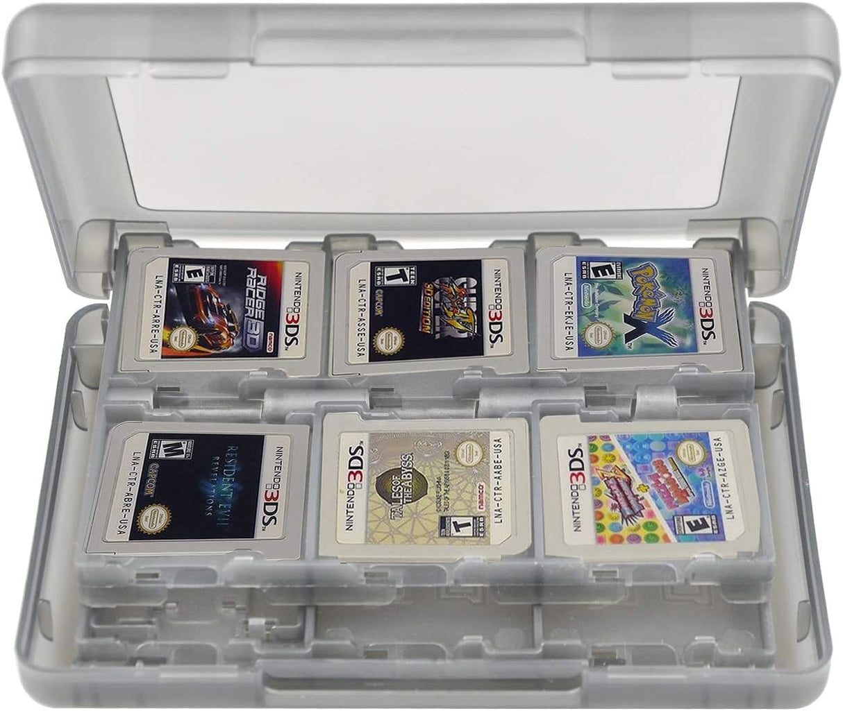 Black 26-in-1 Game Holder Case Fits up to 22 Games 2 SD Cards 2 Micro SD/TF Cards and 2 Stylus Pens for NEW 3DS / 3DS XL / 3DS LL
