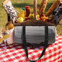 Amylove 2 Pcs Picnic Blanket Carry Strap for Camping Motorcycle Bedroll Adjustable Yoga Mat Holder with Shoulder Strap and Handle Outdoor Travel Blanket Holder for Camping