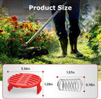 CMZST120SC String Trimmer Spool Cap for Craftsman Weed Eater CMCST900, CMEST913, CMESTE920, CMZST98020, CMESTA900, CMCST915, (4 Cap, 4 Spring)