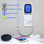Upgraded Watt Power Meter Plug Home Electrical Usage Monitor Consumption, Energy Voltage Amps Kill Tester with Backlight, Overload Protection, 7 Modes Display