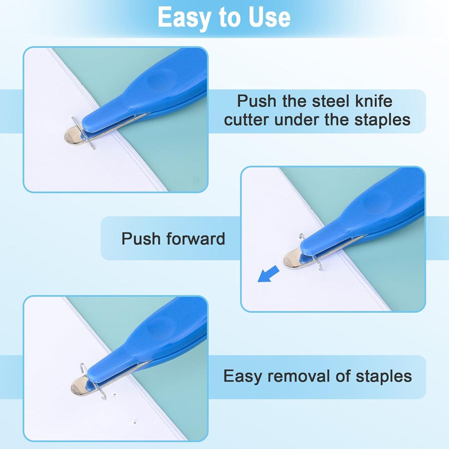 4 Piece Wood Chisel Sets Woodworking Tools Set, Wood Chisels for Woodworking with Steel Hammer End+ 4 Pack Magnetic Staple Remover Tools