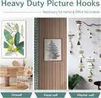 30Pcs Picture Hanger Hooks Super Hooks for Hanging Drywall Picture Hanging Hooks Heavy Duty Wall Hooks for Hanging Pictures, Photos, Frames, Planters, Art, Clock