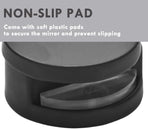 Black Frameless Mirror Mounting Hardware Kit Zinc Alloy Mirror Holders Mirror Mounting Brackets Glass Clips Clamps Bathroom Mirrors Supporting Sheet Fits for 3-5mm Thick Glass (8 Pack)