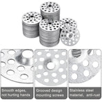 1 Inch Plaster Washers 200 Pcs Plaster Buttons Metal Washers for Screws Plaster Repair Rings Profile Washer for Wall Ceiling Drywall Repair