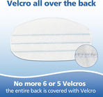 6 Pack Replacement Steam Mop Pads Compatible for PurSteam ThermaPro 10-in-1