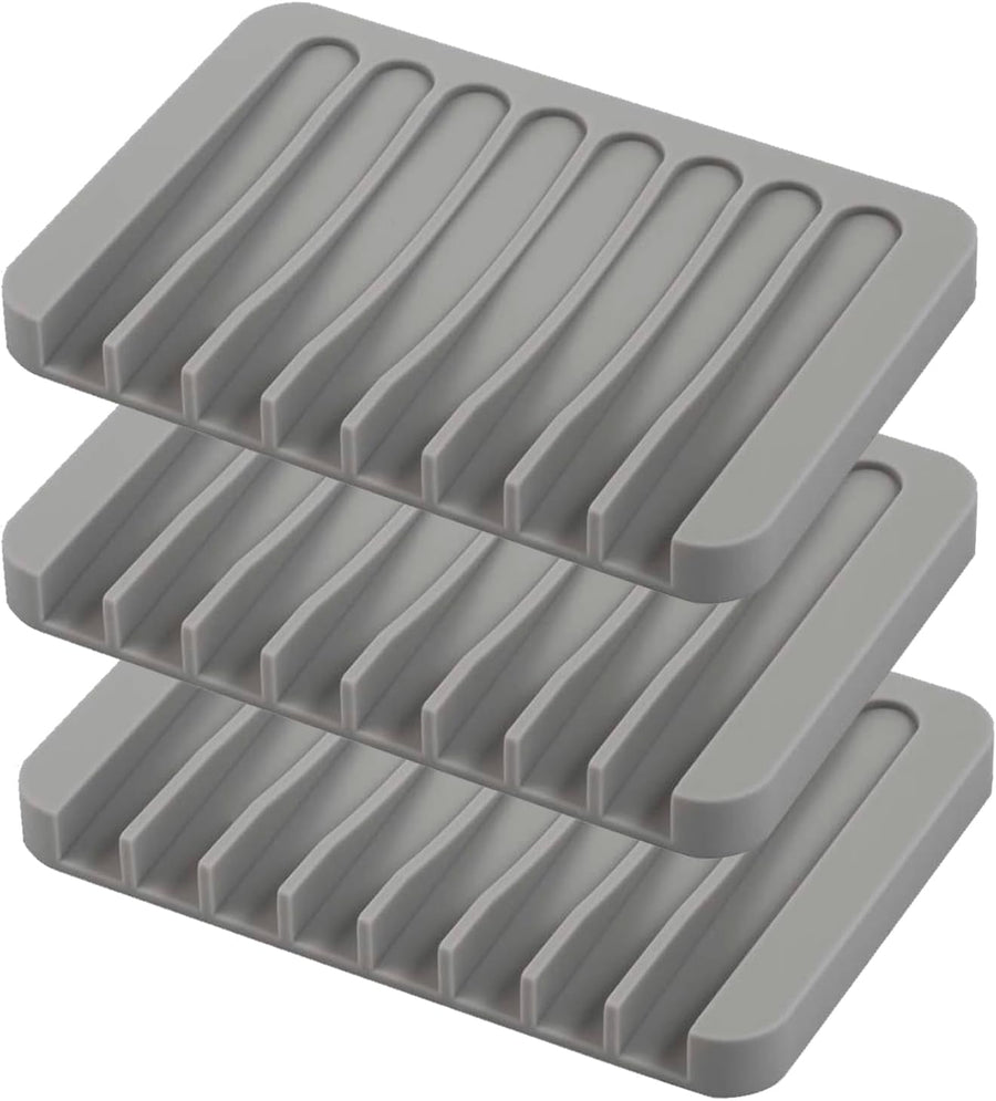 Soap Dish Holder for Shower, Self Draining Soap Tray for Bathroom, Extend Soaps Life and Keep Dry