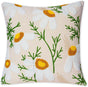 Embroidered Throw Pillow Covers, Soft Pillow Cases Couch Pillow Covers with Zipper, Decorative Cushi Covers for Sofa Living Room Couch Bed,18x18 inch (Daisy)