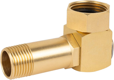 Garden Hose Adapter, Brass Replacement Part Swivel, Hose Reel Parts Fittings