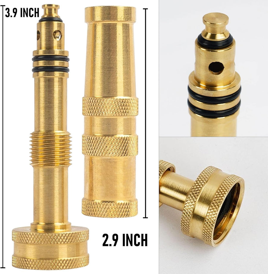 Garden Hose Adapter + 4" Twist Hose Nozzle