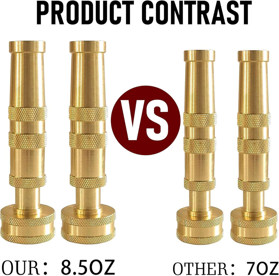 Garden Hose Adapter + 4" Twist Hose Nozzle