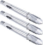 Stainless Steel Serving Tongs Grilling Tongs for Cooking Camping Barbecue (12-Inch 3 Pieces)