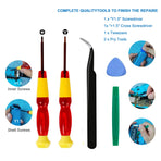 2-Pack Replacement Joystick Analog Thumb Stick Repair Kit for Nintendo Switch / Switch OLED Model / Switch Lite Joy-Con Controller - Drift Fix Tools Y1.5 / +1.5 Screwdriver / Pry Tools