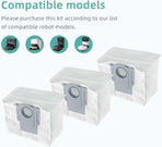 6 Pcs Replacement Refill Dust Bags Compatible with  Q10 S5+, Q10 X5+, Q7 M5+, Q5 Max+, Q5+, S8 Pro Ultra, S8+, Q7 Max+, Q8 Max+, Robotic Vacuums 3L Large Capacity