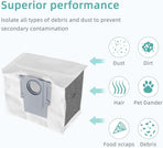 6 Pcs Replacement Refill Dust Bags Compatible with  Q10 S5+, Q10 X5+, Q7 M5+, Q5 Max+, Q5+, S8 Pro Ultra, S8+, Q7 Max+, Q8 Max+, Robotic Vacuums 3L Large Capacity