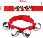 6 PCS Percussion Instruments, Wrist Bells Jingle Bells Musical Rhythm Toys