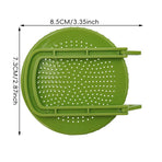 Sprouting Kit for Wide Mouth Mason Jars, 2-Pack BPA-Free One-Piece Sprouting Lids with Built-In Stand, Seed Germination Jar Sprouter Lid, Fits Wide Mouth Jars (3.38"/86mm)