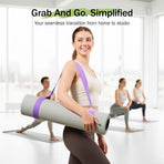 Yoga Mat Straps for Carrying, Adjustable Yoga Mat Carrier Sling Fits All Mats(Mat Not Included)