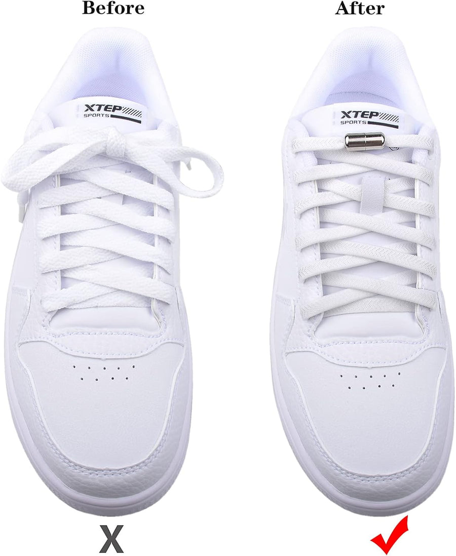 No Tie Shoe Laces for Kids and Adults, Tieless Elastic Shoelaces for Sneakers