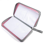 DVD Case, 96 Capacity CD Case Portable CD Holder Storage Hard Plastic DVD Wallet Holder Organizer for Car