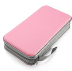 DVD Case, 96 Capacity CD Case Portable CD Holder Storage Hard Plastic DVD Wallet Holder Organizer for Car