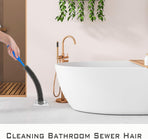 Drain Cleaning Brush Set，Flexible Long Pipe Snake Hair Clogs Catcher Cleaner Tool for Toilet，Sewer Drain，Pipe Brush，Drain Cleaner Brush，Sink Drain Brush