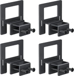 Non Slip Mattress Gaskets for Metal Bed Frame, Mattress Holder in Place Gripper, Adjustable Mattress Retainer Bar, Keep Mattress from Sliding Gripper, 4 PCS, Black