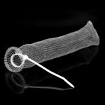 24 PCS Lint Traps  Stainless Steel Washing Machine Lint Snare Traps, Washer Hose Lint Traps with 24 PCS Cable Ties, Laundry Mesh Washer Sink Drain Hose Screen Filter