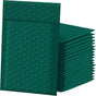 Bubble Mailers 4x8 Inch 50pc Ultramarine Green Shipping Bags, Chic Packaging Bags For Small Business, Colored Padded Mailing Envelopes, Opaque Matte Self Seal Bubble Poly Mailers Bulk #000