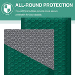 Bubble Mailers 4x8 Inch 50pc Ultramarine Green Shipping Bags, Chic Packaging Bags For Small Business, Colored Padded Mailing Envelopes, Opaque Matte Self Seal Bubble Poly Mailers Bulk #000