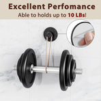 Multifunctional Towel Hooks for Bathroom Wall - Extra Sticky Stainless, Holds up to 12LB, Coat Hooks Wall Hooks, Adhesive Door Holder Hanger Shower Accessories, Matt Black Heavy Duty
