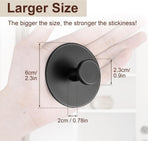 Multifunctional Towel Hooks for Bathroom Wall - Extra Sticky Stainless, Holds up to 12LB, Coat Hooks Wall Hooks, Adhesive Door Holder Hanger Shower Accessories, Matt Black Heavy Duty