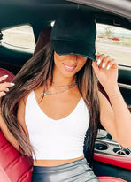 Ponytail Baseball Hat Distressed Retro Washed Womens Twill